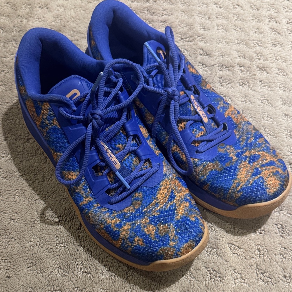 TYR Blue and Gold Athletic Shoes